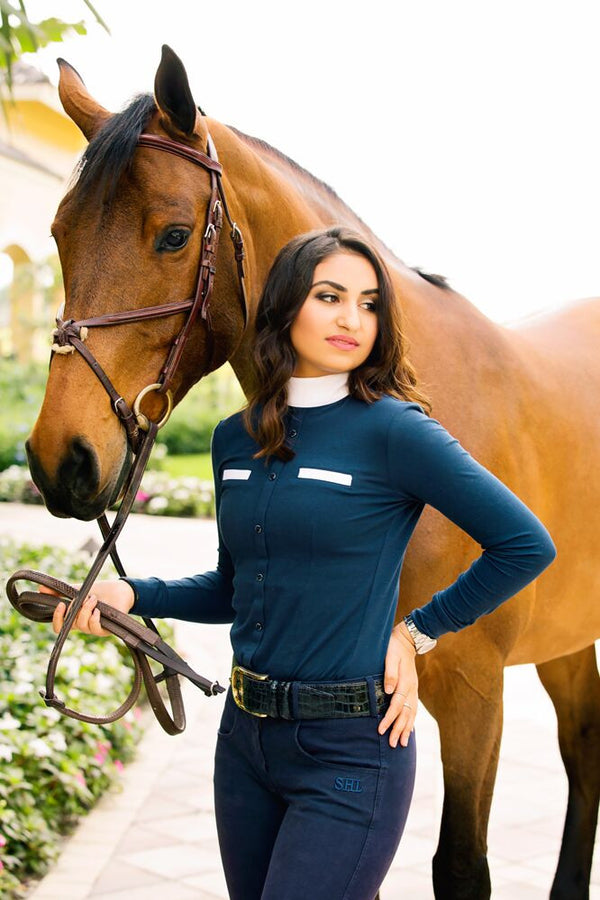 Karli Show Shirt Navy